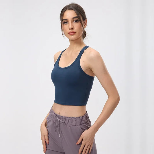 Moisture Wicking Sport Crop Tank